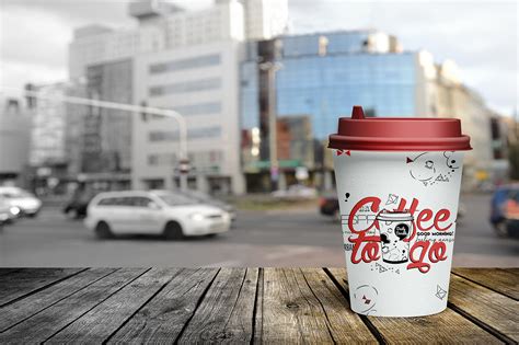 Paper Hot Cup For Coffee Illustration Design On Behance