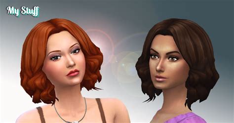 Mystufforigin Aurora Hair ~ Sims 4 Hairs