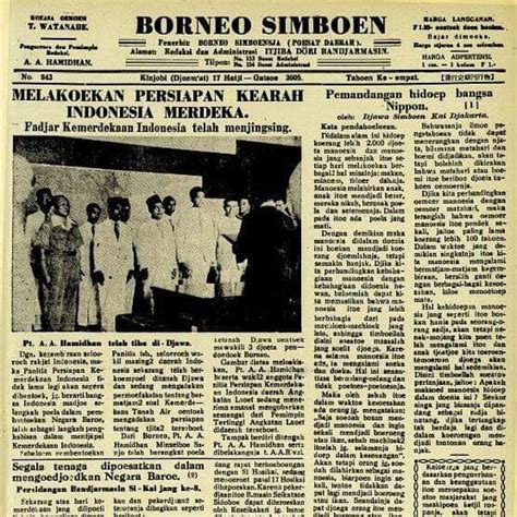 Berita Proklamasi Agustus Di Borneo Bagian Selatan