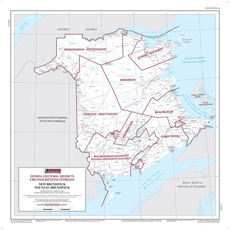 Canadian Election Atlas New Brunswick Boundary Commission