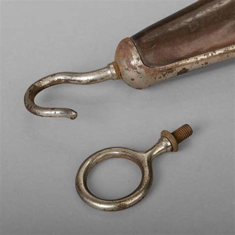 Leather Prosthetic Arm With Hook And Ring Circa 1920 At