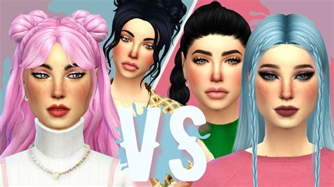 Maxis Match Vs Alpha Cc Changing My Style Create A Sim The Sims