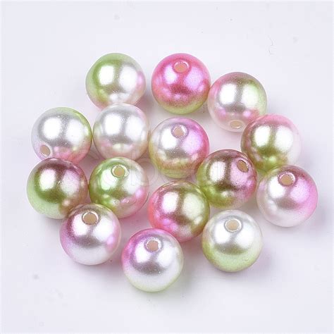 Cheap Rainbow Abs Plastic Imitation Pearl Beads Online Store