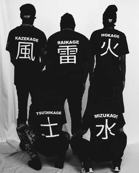 Shirt T Shirt Naruto Menswear Japanese Fashion Anime Black