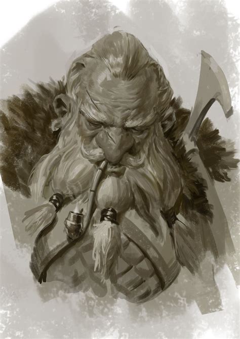 Dwarf 3 Even Amundsen Fantasy Dwarf Concept Art Characters