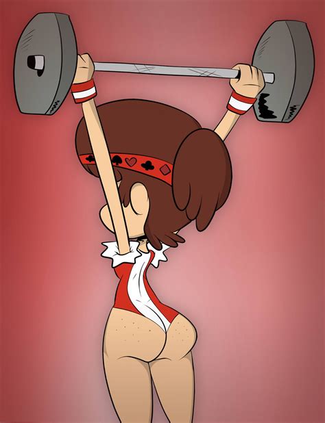 Rule 34 Ass Brown Hair Female Lifting Lynn Loud Rear View Scobionicle99 The Loud House Workout