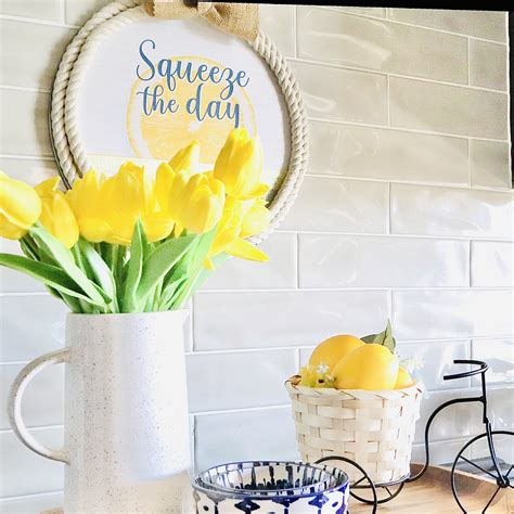 How To Decorate Your Kitchen For Springwith Lemons — Artsycupcake