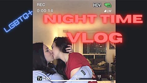 night time vlog lesbian couple lgbtq youtube