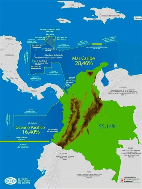 Limites De Colombia Maritimos Y Terrestres Arablog