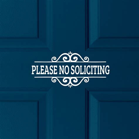 Waahome funny no soliciting sign 11.8''x7.8'' large no soliciting unless signs for house door business. Please No Soliciting Sign Vinyl Decal Sticker