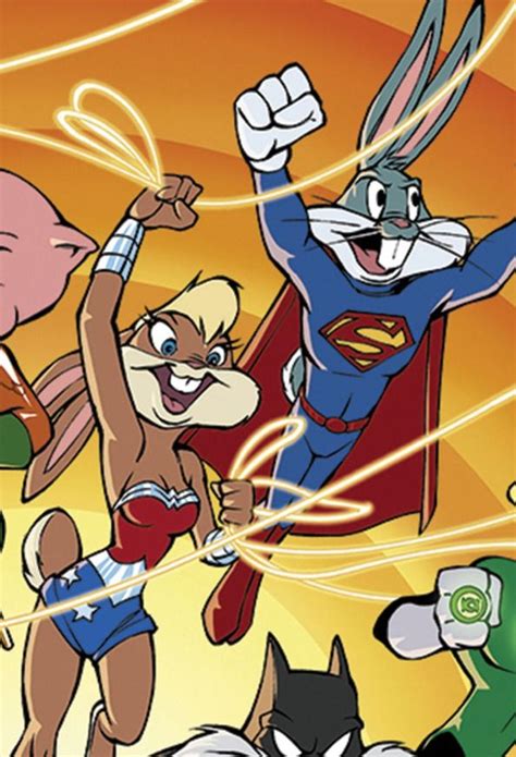 Bugs And Lola As Superman And Wonder Woman For Nov Looney Tunes