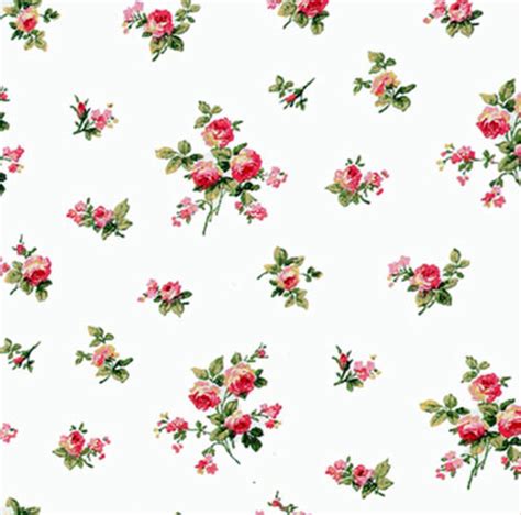 Dolls House Wallpaper 112th Or 124th Scale Pink Roses Floral Etsy