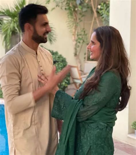 Sania Mirza And Izhaan Mirza Malik Twin In Green For Eid Celebrations