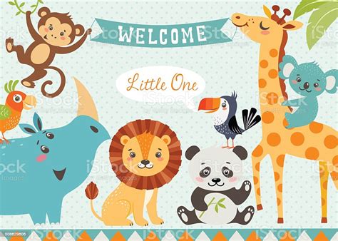 Welcome Baby Stock Vector Art And More Images Of Animal 508629606 Istock