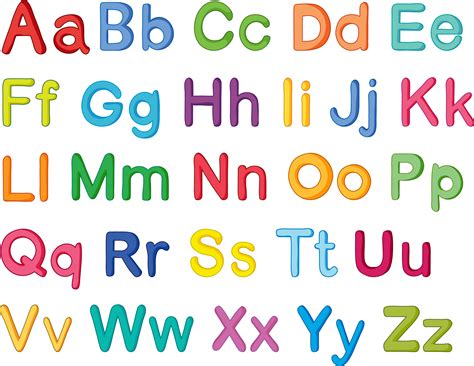 Cartoon Letters Png Png Image Collection