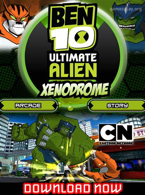 At a10.com, you can even take on your friends and family in a variety of two player games. It's Hero Time! for Ben 10 as new game Alien: Xenodrome ...