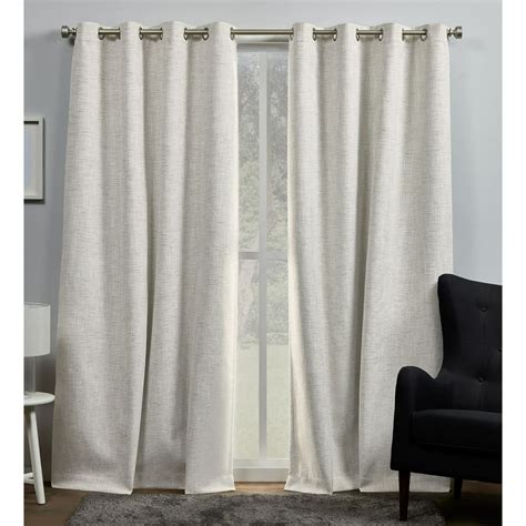 Exclusive Home Curtains Burke 100 Blackout Grommet Top Curtain Panel