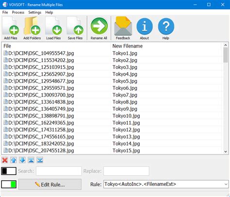 Rename Multiple Files For Pc Fast And Easy Batch Renamer Vovsoft
