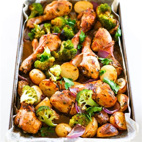 Drain well and serve with the chicken, scattering with spring onions to serve. Easy Chicken Drumstick Oven Bake - LEAH ITSINES