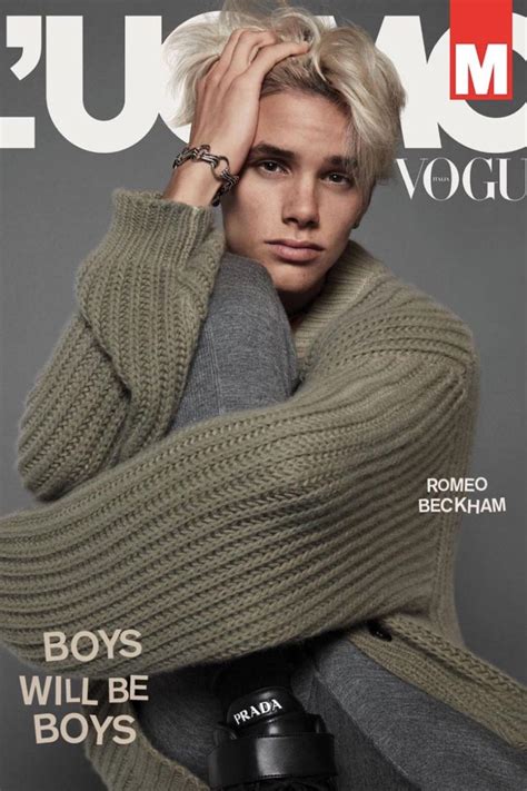 Victoria Beckham Is A Proud Mum As Son Romeo Lands His First Vogue