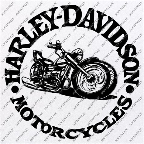 Harley Davidson Svg File Harley Davidson Motorcycle Svg Design Clipart
