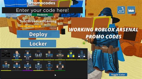 As far as arsenal is concerned, you can redeem these codes for new and unique skins and voices. Working Codes Arsenal Codes 2021 : ALL NEW *WORKING* CODES IN ROBLOX ARSENAL 2020! - YouTube ...