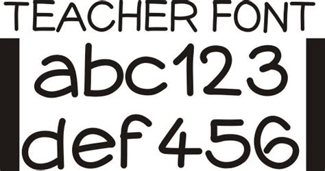 67 Free Fonts For Teachers Teacher Fonts Free Teacher Fonts Teacher