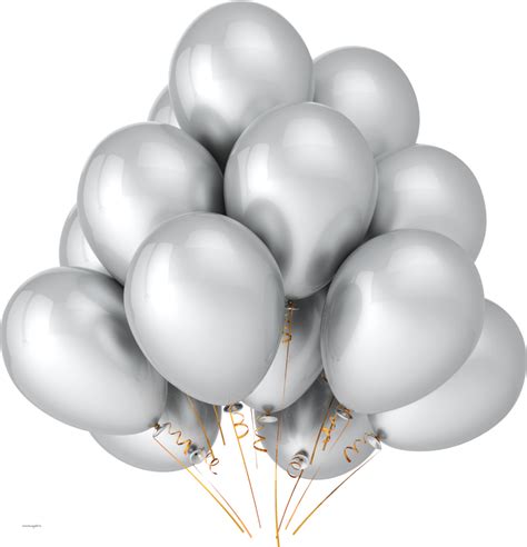 Silver Balloon Free Png And Clipart