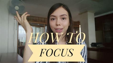 How To Focus When Studying 7 Essential Things Youtube