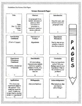 The best way to become a professional is to learn from experts. Science Fair Research Paper by HappyEdugator | Teachers ...