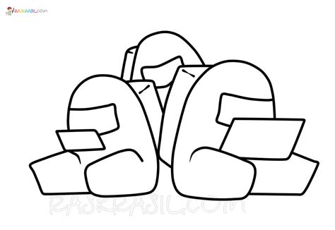 Among Us Coloring Pages For Kids Coloring Pages