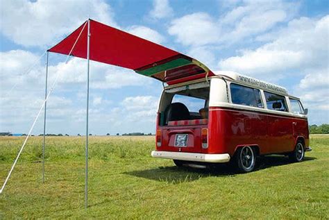 Volkswagen has taken their most popular camper, the california, and applied its concept to the next size up in camper vans, refined it further and the. Ten Camper Van Awnings to Increase Your Outside Living ...