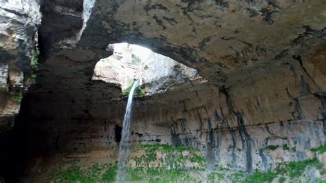 Premium Stock Video Plunge Waterfall At Balaa Gorge Sinkhole In