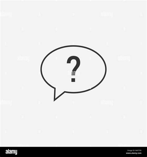 Help Query Question Mark Support Icon Vector Illustration Flat