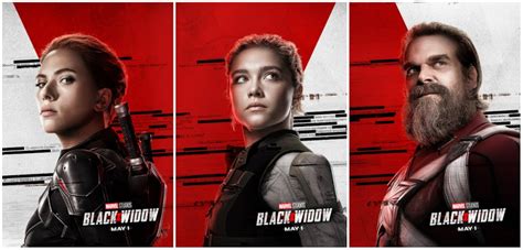 Photos New Character Posters Released For Marvel Studios Black Widow