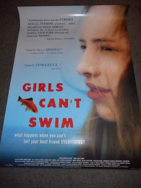 Girls Can T Swim Original Ds Rolled Poster 2000 Ebay