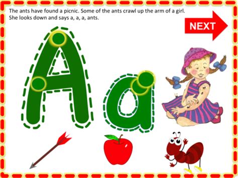 Phonics Learning Letter Formation Animated Ppt W Sound Effects