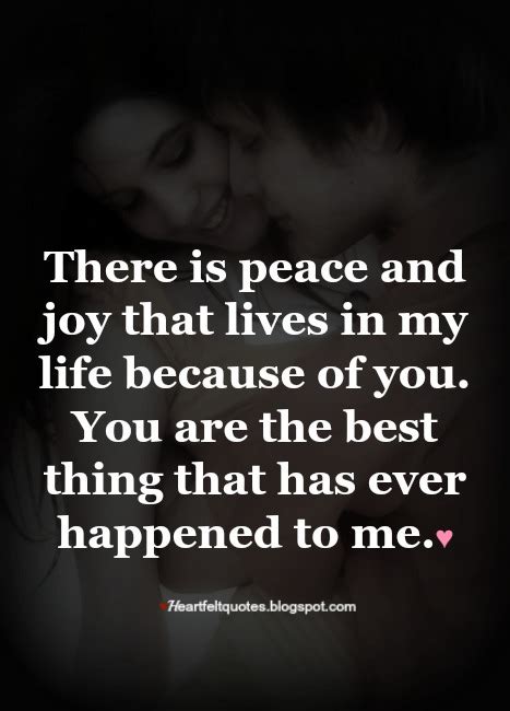 You Are The Best Thing That Has Ever Happened To Me Heartfelt Love