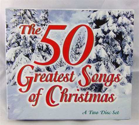 1997 The 50 Greatest Songs Of Christmas Two Disc Set Holiday Cds Music