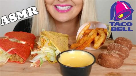 asmr crunchy tacos and nacho fries [taco bell] eating sounds no talking youtube