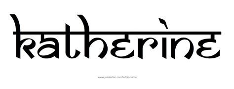 Kara/karrie ‒ a nickname for the name katherine with latin origin. Katherine Name Tattoo Designs