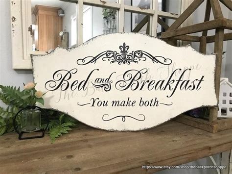 Bed And Breakfast You Make Both Guest Room Signs Etsy Guest Room