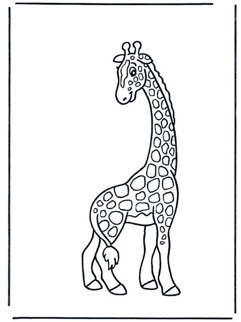 Petite Girafe Coloriages Animaux