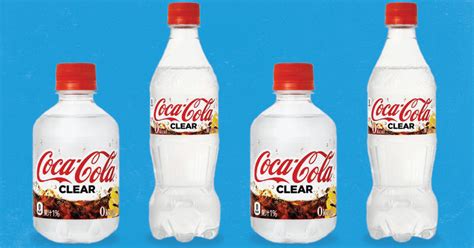 Coca Cola Clear Zero Calorie Clear Coke To Be Released In Japan