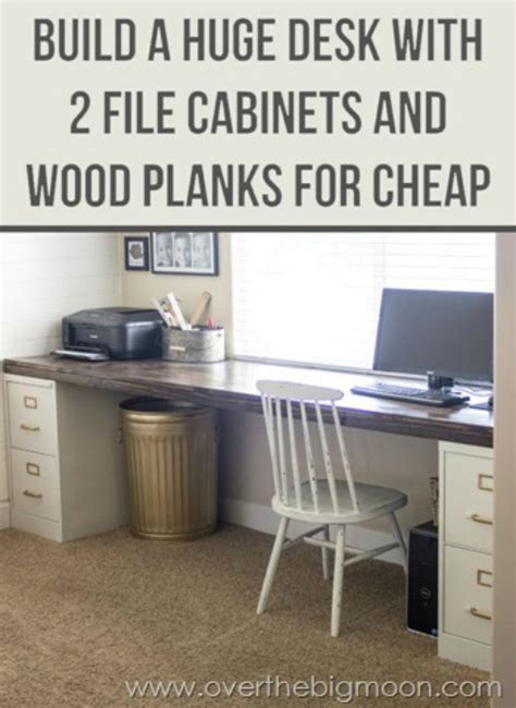 Add these office shelves to better organize your space, whether built in desk idea for kitchen.genius! 20 Office Crafts and Hacks - The Crafty Blog Stalker
