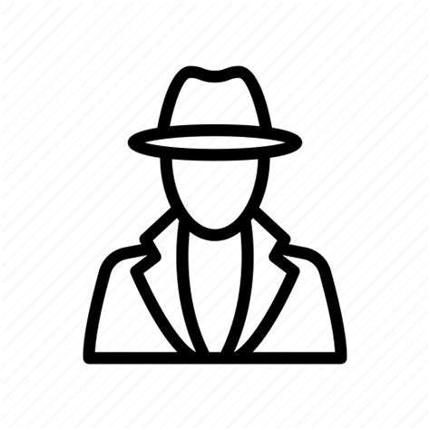 Agent Avatar Detective Investigation Spy Icon