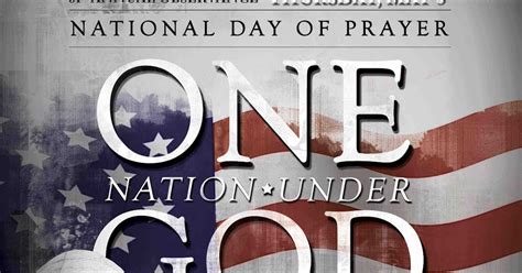 Quirky Vistas National Day Of Prayer One Nation Under God