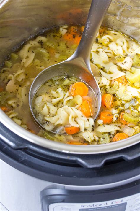 Instant Pot Chicken Noodle Soup Or Stovetop