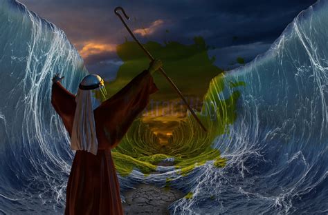 Biblical Moses Exodus Route Artwork On Canvas Print Etsy