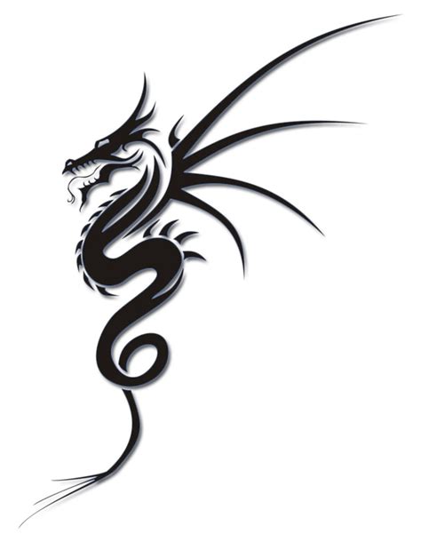 Simple Dragon Designs Clipart Best